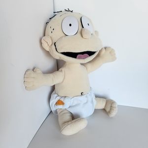 Vintage 90s Nickelodeon Rugrats Stuffed Toy 13” Tommy Pickles Baby kawaii gift